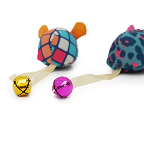 Rosewood Patchwork Mice Duo - Juguete para gato