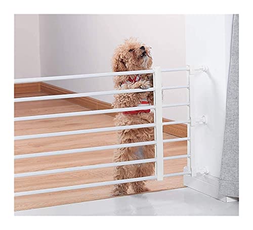 Rowe Puerta para Bebé Puerta para Mascotas Cerca de presión Ajustar la Seguridad del Metal Soportes de 24cm de Altura Puerta del bebé Cerca del Animal doméstico con Posibilidad de ampliación