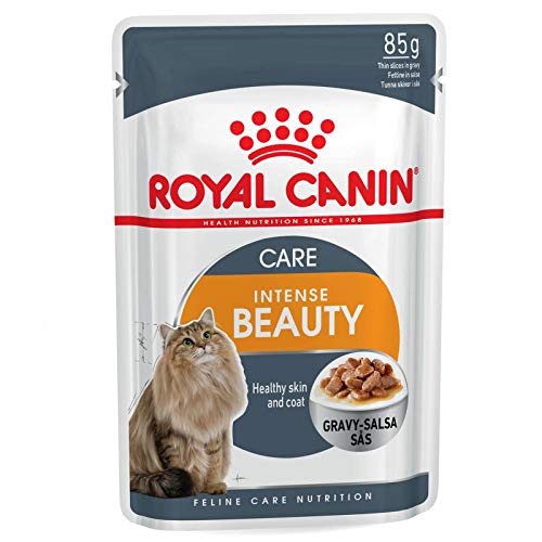 Royal Canin Intense Beauty - Bolsas para Comida de Gato – 85 g”
