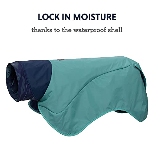 RUFFWEAR Toalla Absorbente para Perros Que Protege tu Coche y Hogar de la Humedad y el Barro de tu Mascota, Talla XL, Verde Aurora