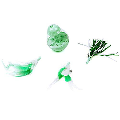 Rysmliuhan Shop pez Gato Juguete Juguete Gato pez Movimiento interactivos Gato de Juguete Juguetes de Gato para Gatos de Interior Pink