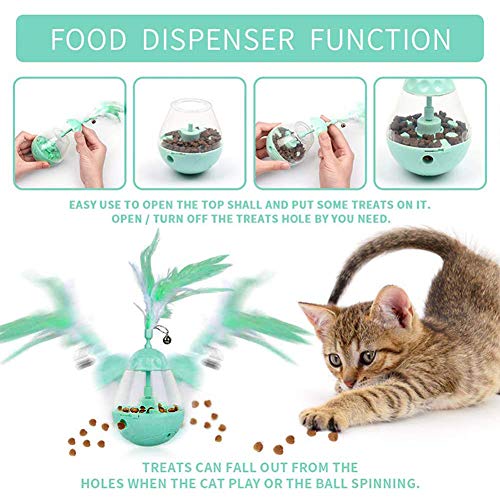 Rysmliuhan Shop pez Gato Juguete Juguete Gato pez Movimiento interactivos Gato de Juguete Juguetes de Gato para Gatos de Interior Pink