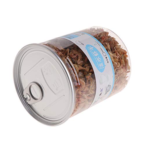 SALliang - Alimentos de pescado liofilizado Krill antártico tropical cíclidos tortuga flor carnívoro forraje (500 ml)