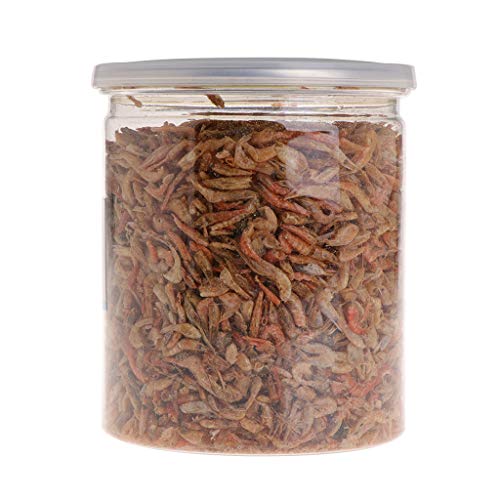SALliang - Alimentos de pescado liofilizado Krill antártico tropical cíclidos tortuga flor carnívoro forraje (500 ml)