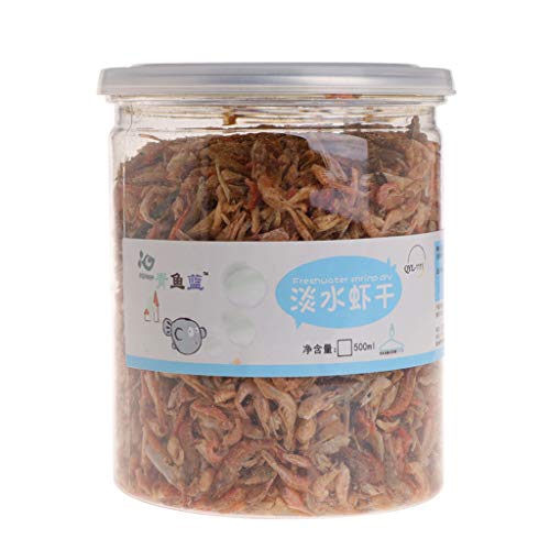 SALliang - Alimentos de pescado liofilizado Krill antártico tropical cíclidos tortuga flor carnívoro forraje (500 ml)