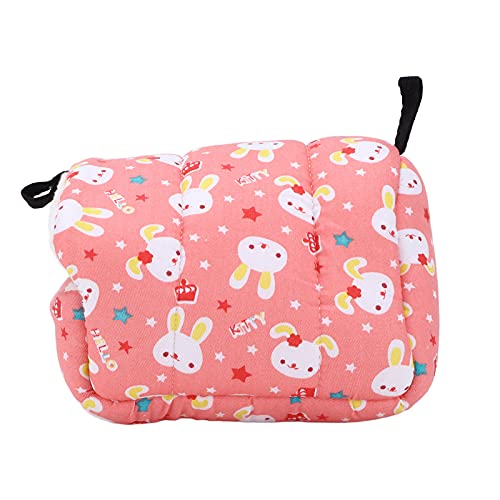 Sdfafrreg Cama Cálida Colgante para Hámster, Hamaca Colgante para Mascotas Pequeñas, Suave para Loros, Cobayas, Jerbos, Hámsteres, Erizos(8 * 8, Ventilador de Dibujos Animados)