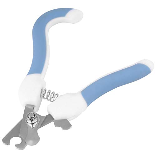 Sheens Tijeras recortadoras de uñas de Gato, Tijeras de uñas de Mascotas de Acero Inoxidable recortadoras de Garras de Gatos con Kit de Lima de uñas Profesional para Gatitos, Cachorros(Blue)