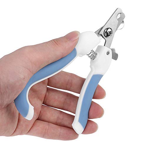 Sheens Tijeras recortadoras de uñas de Gato, Tijeras de uñas de Mascotas de Acero Inoxidable recortadoras de Garras de Gatos con Kit de Lima de uñas Profesional para Gatitos, Cachorros(Blue)
