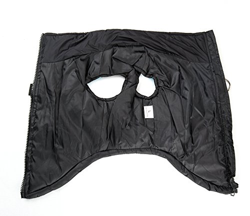 Shinmax Pequeña Capa de la Chaqueta del Perro a Prueba de Agua, la Lana Forrada para el Calor, Protector de Pecho Puffer Perro de Animal Doméstico del Perrito del Chaleco para el Otoño Invierno