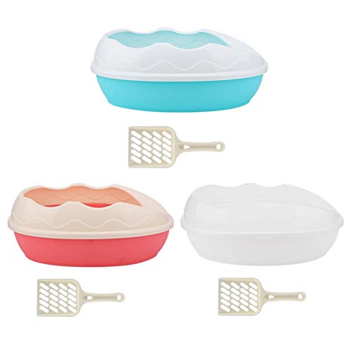 shuxuanltd Arenero Gatos Cubierto Arenero Gatos Autolimpiable Arenero Gato Areneros para Gatos Cubiertos Areneros para Gatos Arenero Gatos Automatico White