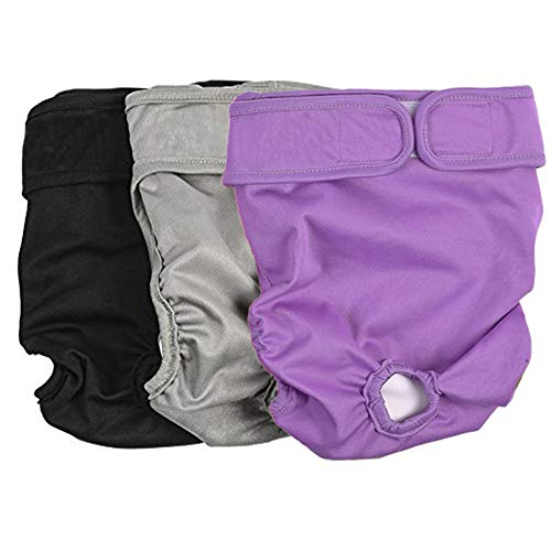 shuxuanltd PañAles para Perros PañAles Perro PañAl para Perros PañAles Perro Hembra PañAles para Perros Hembra PañAles Perro Macho PañAles para Perros Macho 3pcs,XL