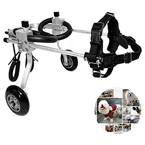 Silla de ruedas para perros Silla de ruedas para perros Animal Doctor Aprobado Silla de ruedas para patas traseras para mascotas/perros/gatos/silla de ruedas Rehabilitación de patas traseras para