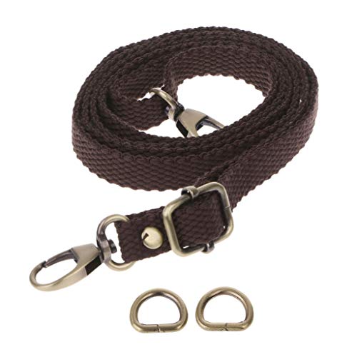 SimpleLife Reemplazo Correa Ajustable de Bandolera Correa de Cuerpo Cruzado Bolso DIY, Bolso de Lona Manija Correa de Bolso