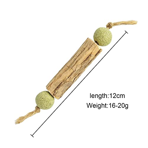 SIOPPKIK- Palitos de Catnip para Gatos, Juguete para morder para Gatos Natural Dental,3pcs