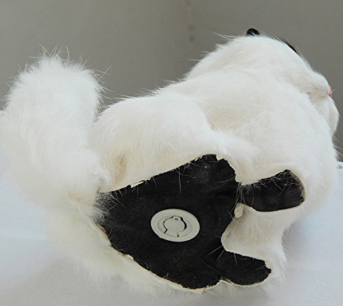 siqiwl Peluche Muñecas De Gato De Pelo Real, Juguete De Animales De Simulación, Gatos, Juguetes De Peluche para Gatos Y Mascotas, Adornos De Regalo De Cumpleaños