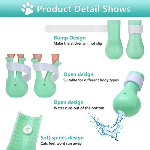 Skyeasure Bolsa de baño para gatos con red de ducha para gatos, anti arañazos, juego de fundas para afeitar, inyectar, tomar medicamentos, cortar las uñas, examinar a la mascota, limpiar los oídos