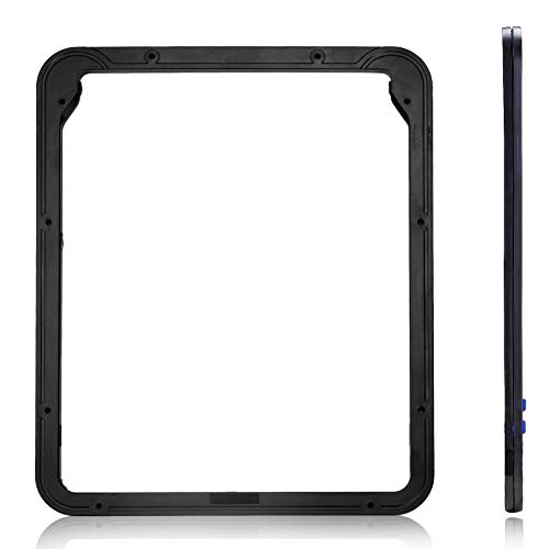 Smilelove Puerta Pantalla para Perros–Puerta Mascotas para Mosquitera con Solapa Magnética para Puertas Exteriores, Puerta de Mascotas con Cerradura para Gato y Perro (Klein 24x29 cm)