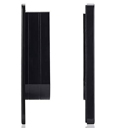 Smilelove - Puertas de Gato magnético para Mascotas con Cerradura giratoria de 4 vías para Gatos, Gatitos y Gatitos ((Negro tamaño Mediano))