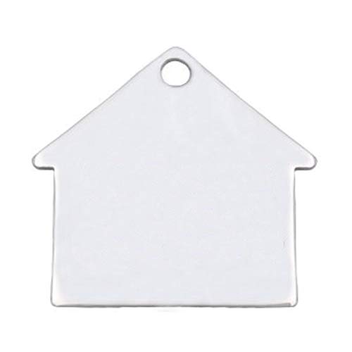SOWUDM Chapa Perro Grabada 2 PCS Personalizado Pet ID Etiqueta Grabado Acero Inoxidable Nombre Etiquetas Cuello Accesorio Colgante Película Personalizada Perro Placa de Gato Placas para Perros