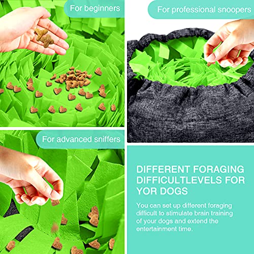 Sqinor Alfombra Olfativa Perros Fomentar Habilidades de Forrajeo Natural, Comedero Perro Antivoracidad, Juegos Inteligencia Perros, Juguete Perro Interactivo para Perros Grandes Pequeños