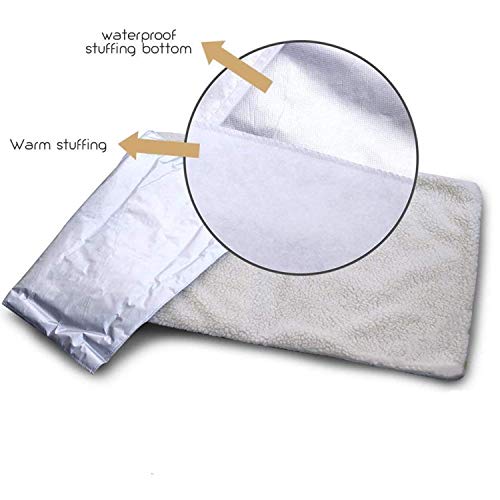 STARPIA 2 Piezas Mantas Autocalentables para Gatos Perros 60x45 cm Manta Térmica para Gatos Perros, Cojín de Calor sin Electricidad y Baterías