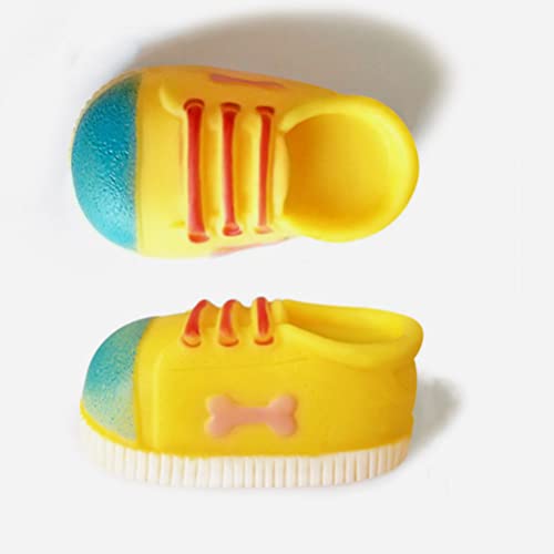 STOBOK Zapatillas de Deporte para Perros Zapato Chew Juguetes: 5 Unids Perro Chirriante Jugando Juguete Lavables Mini Zapatos Juguetes Juguetes Interactivos para Perrito Gato Pequeño Y
