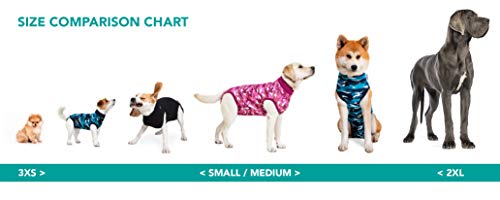 Suitical Recovery Suit Perro, XL, Negro