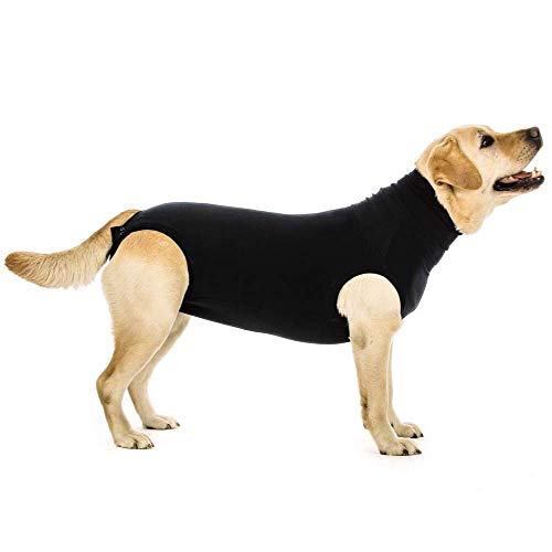 Suitical Recovery Suit Perro, XL, Negro