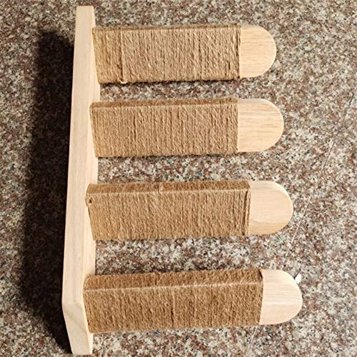 Tabla de rascar para gatos DIY Muebles de mascotas Cat Tree Montado en la pared Escalada Escalada Escalera de madera Escalera de madera Plataforma de salto Cat Stiming Frame Kitten Tablero de salto de