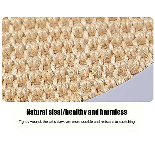 Tablero Rascador Para Gatos, Rascador Para Gatos, Tablero Rascador De Uñas Para Esmerilar Gatos De Sisal Colgante Con 4 Ventosas, Almohadilla Para Raspar Gatos Con Estructura ABS Duradera