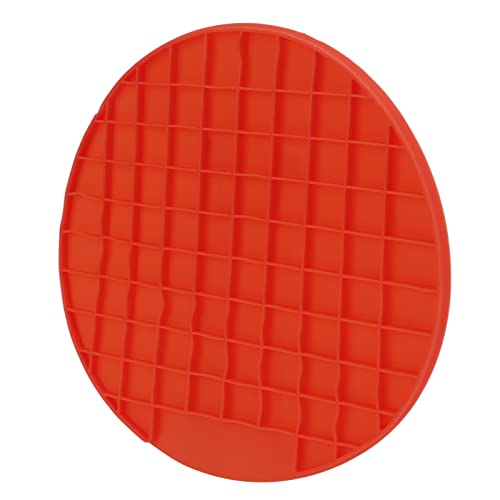 Tapete para Comida para Mascotas, Diseño Antideslizante Material de Silicona Fácil de Limpiar Alivio de la Ansiedad Aburrimiento Buster Tapete Duradero para Lamer Perros para Gatos para(rojo)