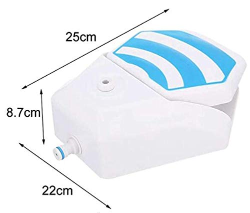 Tayer Fuente de Agua del Gato, Fuente de Consumo de Mascotas, Fuera del jardín de Perros Fuente de Agua, Pedal al Aire Libre Pedal Operado Perro Pet Pet Sprinkler Perro Easy Activado