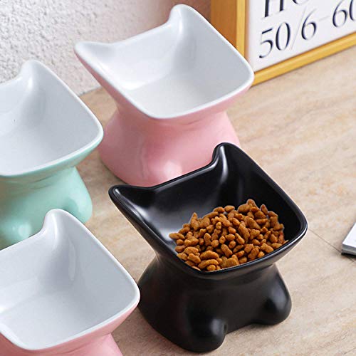 Tazón de sopa, Cerami japonés Cerami PET cerámico Cuenco de la historieta linda del alimentador de dibujos animados para perros pequeños y alimentación y bebidas para beber suministros para mascotas e