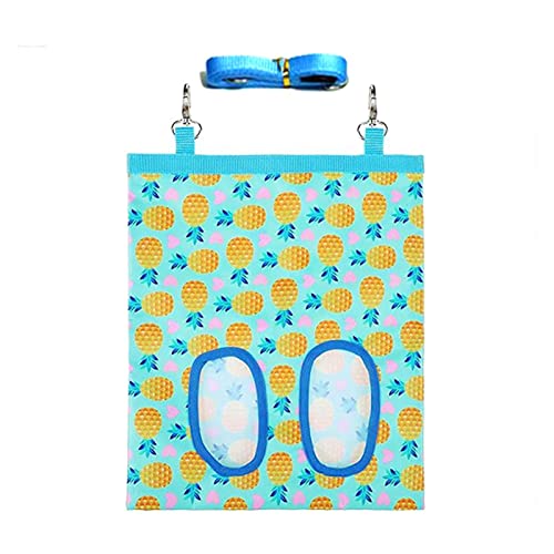 TFGUOqun Bolso de heno Pantera de alimentación de la Bolsa de la Bolsa de alimentación Contenedor Dispensador de alimentación for Conejo Guinea Conejillo Pequeños Animales Pet Pet