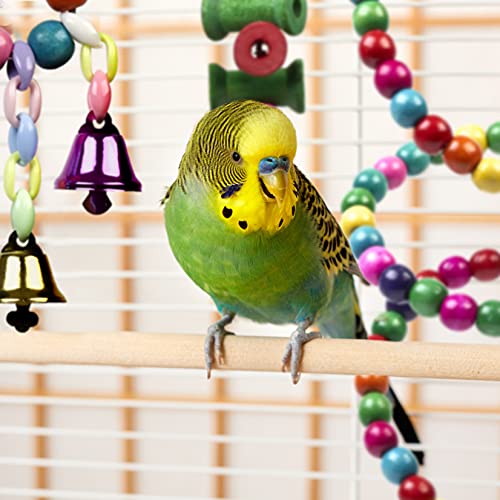 THE TWIDDLERS 10 Piezas Juguetes para Loros y Pájaros - Juguetes para Masticar para Pequeños y Medianos Loros y Pájaro Mascotas