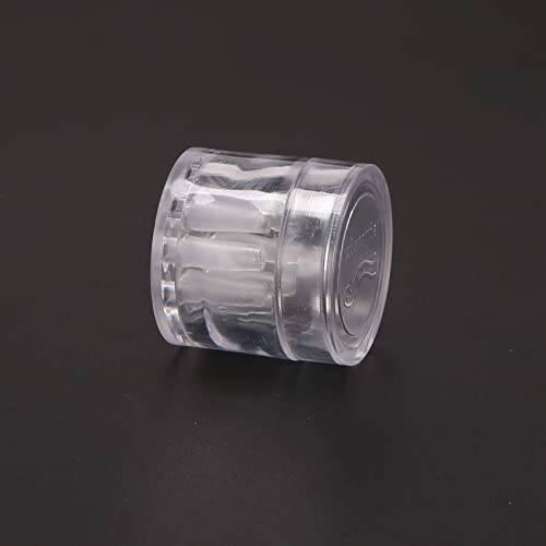 Thunder Cogedera de plastico para Acuario Tanque Tubo de trampa Trampa para sanguijuelas gusano planarian 8 hoyos transparentes