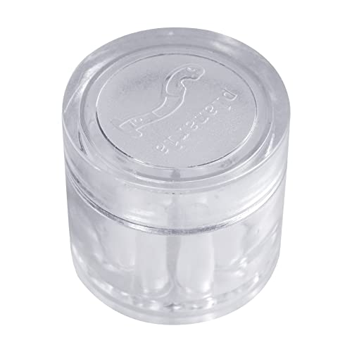 Thunder Cogedera de plastico para Acuario Tanque Tubo de trampa Trampa para sanguijuelas gusano planarian 8 hoyos transparentes
