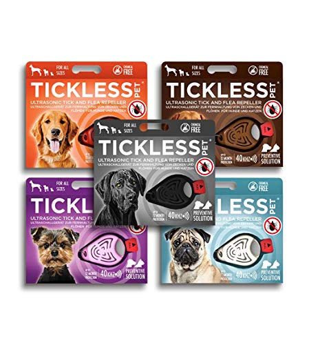 Tickless Pet Repelente ultrasónico de pulgas y garrapatas - Marrón