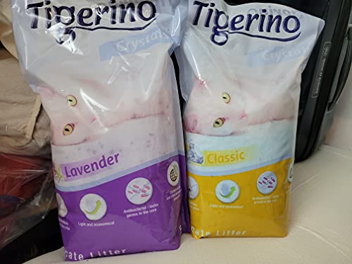 Tigerino Crystals Arena para Gatos de Lavanda