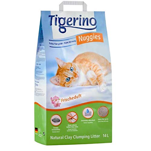 Tigerino Nuggies Frishedult Arenero para gatos - Fresco 28L