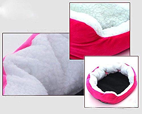 Topdo - Colchón para perro, colchón para gato, cama para animales de compañía redonda u ovalada en forma de cojín (45 x 35 x 15 cm), color verde
