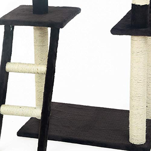 Torre del árbol del Gato Juguete del Gato por arañazo de Gato del Gato del Gato Junta Trampolín Plataforma de Salto Grande Gato Árbol Que Sube del árbol Arena for Gatos Muebles del Gato