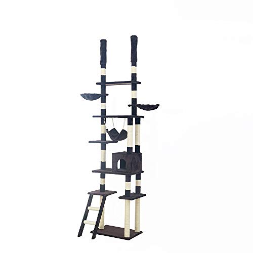 Torre del árbol del Gato Juguete del Gato por arañazo de Gato del Gato del Gato Junta Trampolín Plataforma de Salto Grande Gato Árbol Que Sube del árbol Arena for Gatos Muebles del Gato