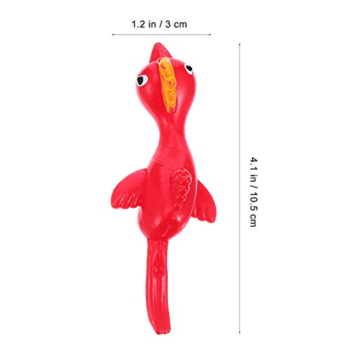 TOYMYTOY Slingshot Chicken Toy Flinger Pollo Prank BUTS TPR Flying Chicken Toys Flick Chicken Toys para Party Holiday Shellers 5Pcs