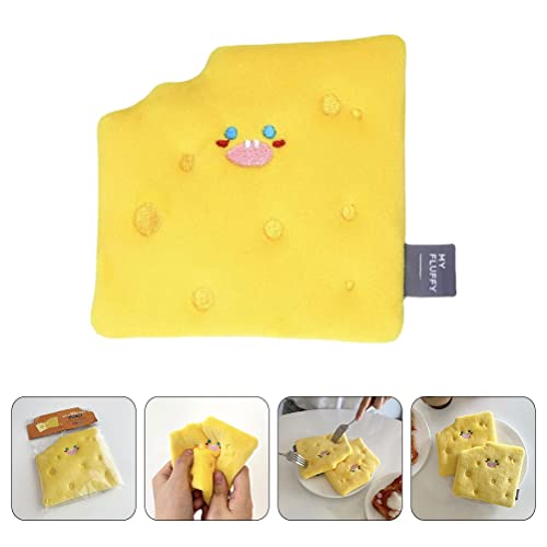 Toyvian Peluche Perro pisada Queso Queso forrajeo de Mascotas cojín chillido Mascota olfating Almohadilla Mascota Juguete