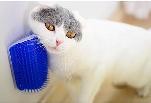 Tpocean Cat - Cepillo de masaje para gato con juguete para gatos