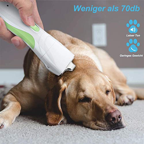 TR Turn Raise Esquiladora para Gatos y Perros, Afeitadora de Perros con Poco Ruido, Baja Vibración para Patas, Cara y Ojos