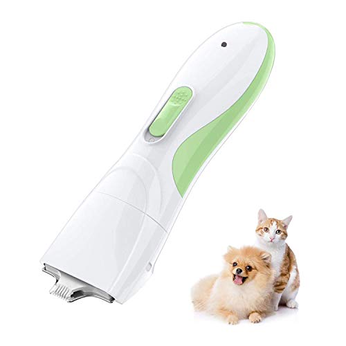 TR Turn Raise Esquiladora para Gatos y Perros, Afeitadora de Perros con Poco Ruido, Baja Vibración para Patas, Cara y Ojos