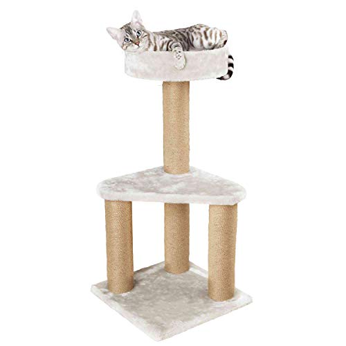 Trixie 44420 Poste Rascador Ivan, 82 cm, Gris Claro