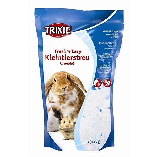 Trixie Fresh 'n' Easy, Sílice Absorbente Granulado 1 L, Pequeños Mamíferos
